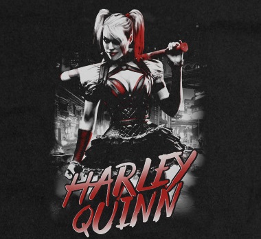 Harley Quinn City Adult T Shirt